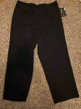 Briggs Black Comfort Waistband Pants - Souza 20W short